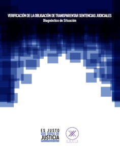 Lee más sobre el artículo Verificación de la obligación de transparentar sentencias judiciales: Diagnóstico de Situación