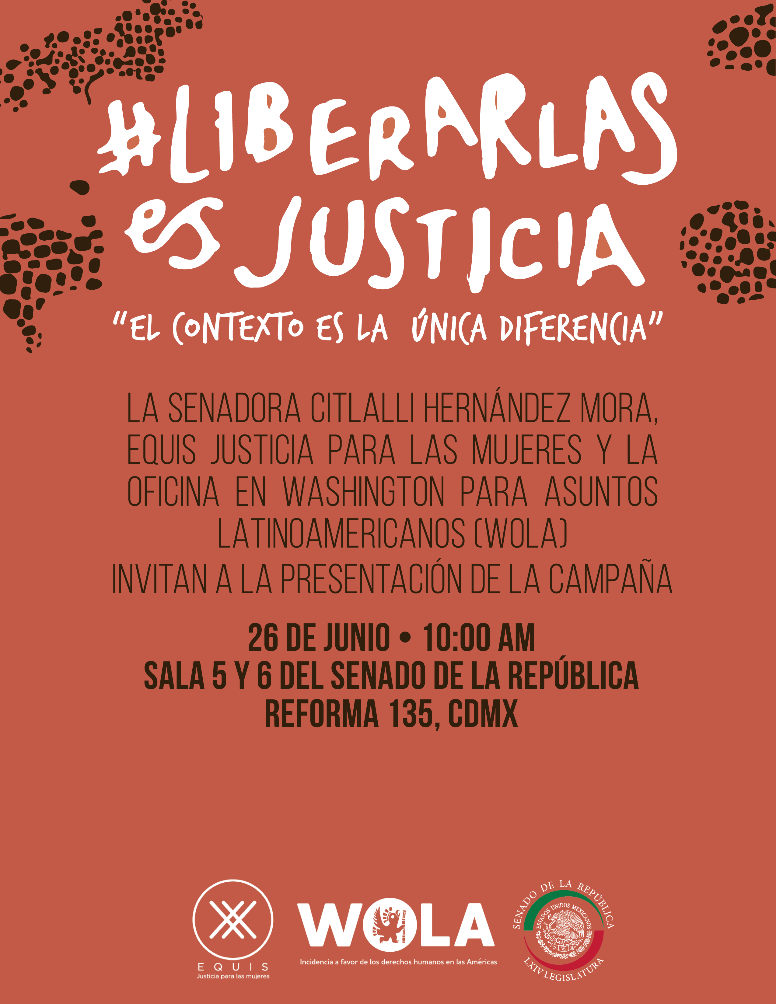Lee más sobre el artículo Invitación: #LiberarlasEsJusticia El contexto es la única diferencia