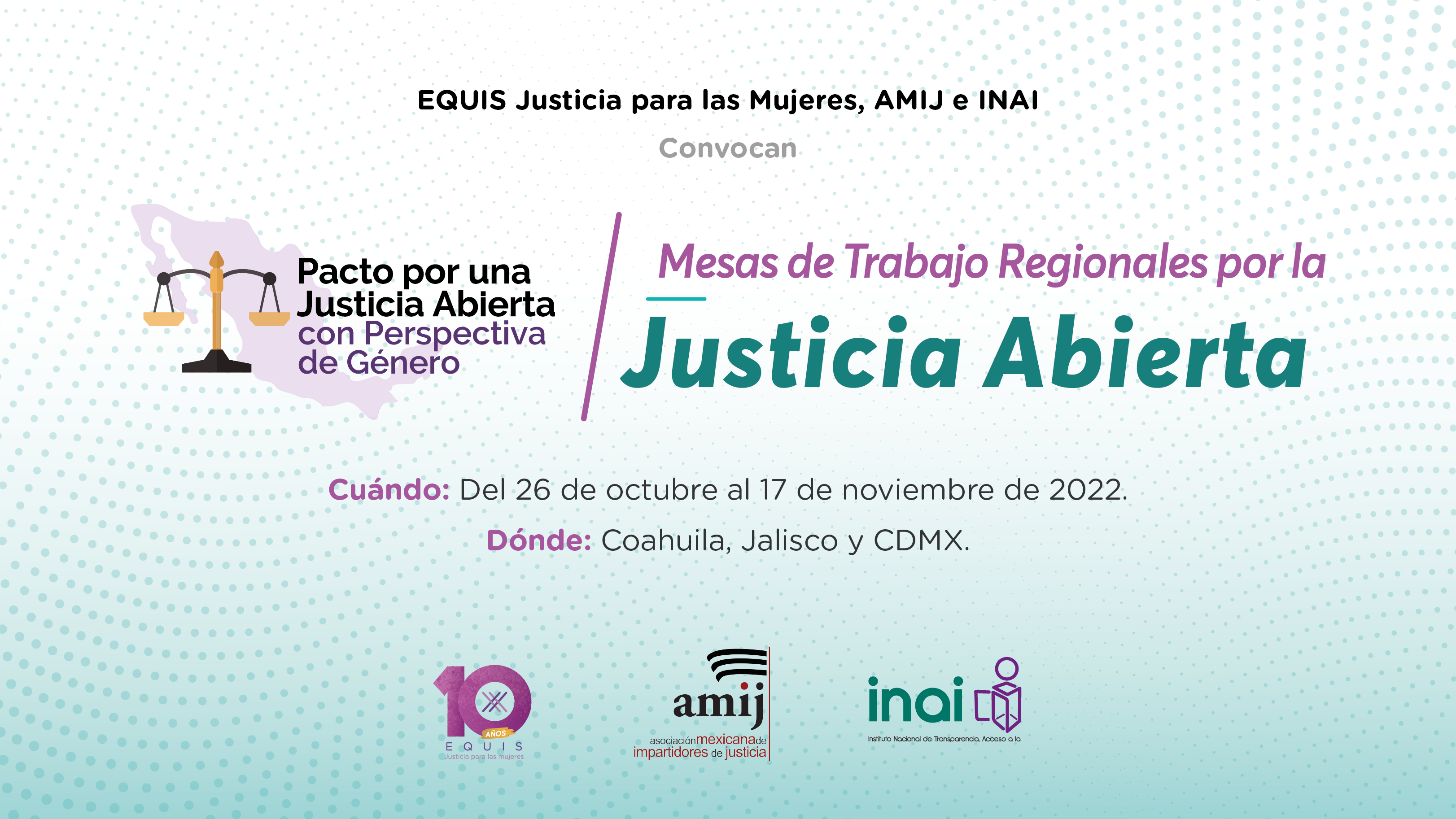 Lee más sobre el artículo Súmate a las Mesas Regionales por la Justicia Abierta: una oportunidad de diálogo horizontal entre el sistema judicial y la ciudadanía.